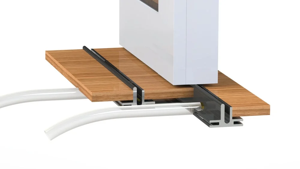 1 1/4" Recessed Drainage Track