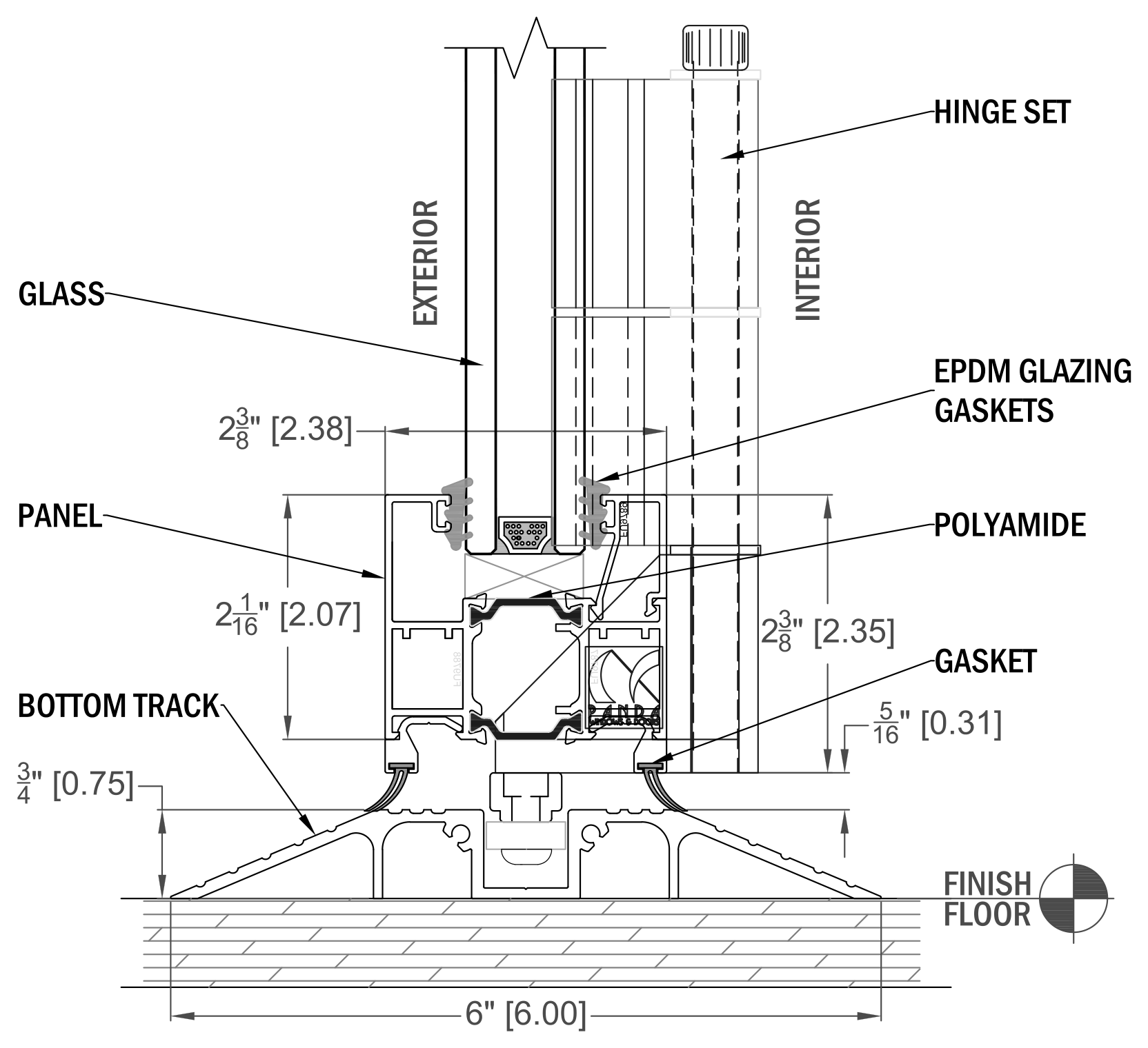 FTS.60 surface-track section